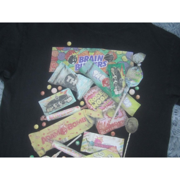 The Hundreds Shirt Mens Medium Brain Candy Collab Short Sleeve Crew Neck Black - Picture 4 of 10
